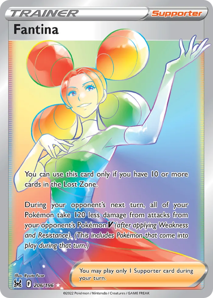 Fantina #206 Lost Origin Pokemon card
