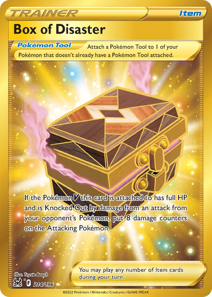 Box of Disaster #214 Lost Origin Pokemon card