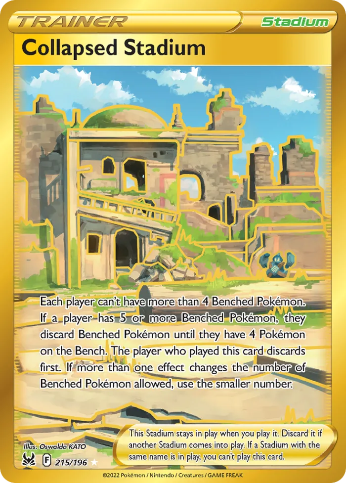 Collapsed Stadium #215 Lost Origin Pokemon card