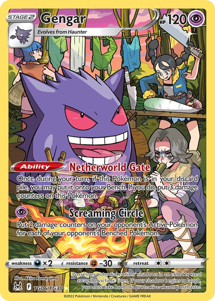 Gengar #TG06 Lost Origin Pokemon card