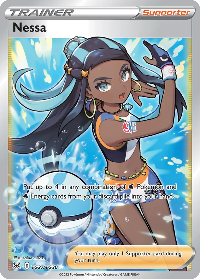 Nessa #TG27 Lost Origin Pokemon card