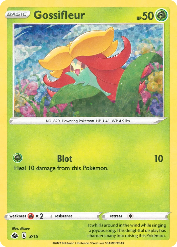 Gossifleur #3 McDonald's Collection 2022 Pokemon card