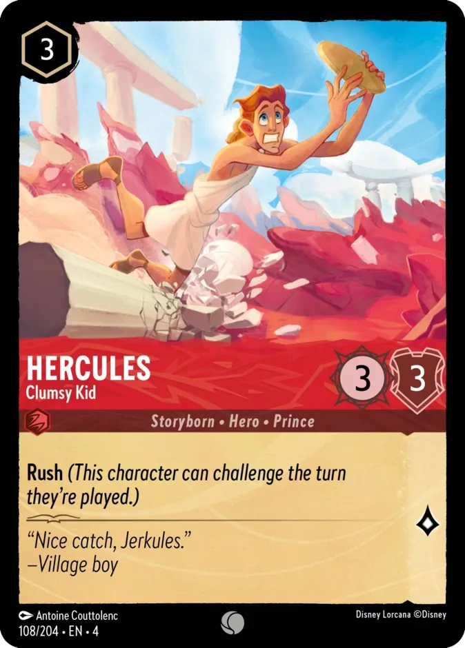 Hercules #108 Ursula's Return Disney Lorcana card