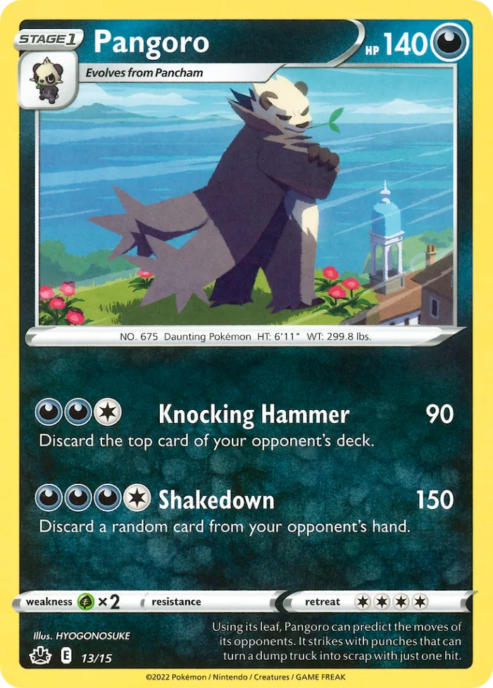 Pangoro #13 McDonald's Collection 2022 Pokemon card