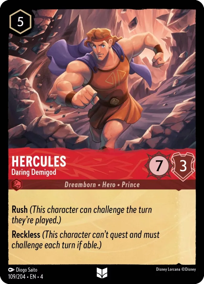Hercules #109 Ursula's Return Disney Lorcana card