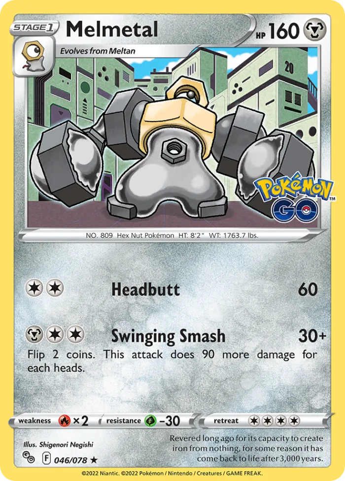 Melmetal #46 Pokémon GO Pokemon card