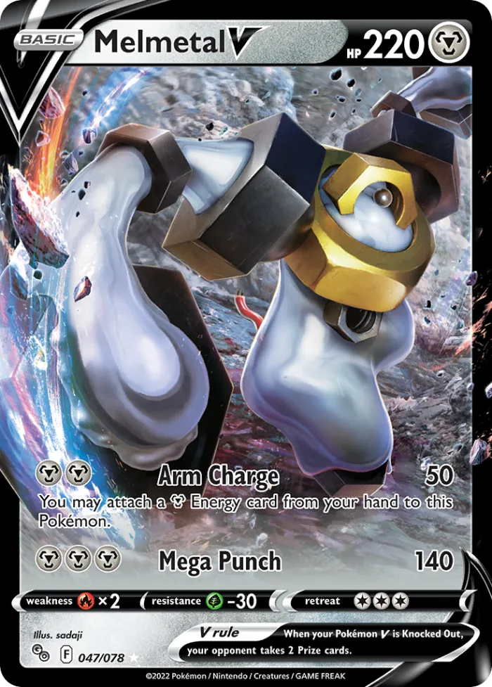 Melmetal V #47 Pokémon GO Pokemon card