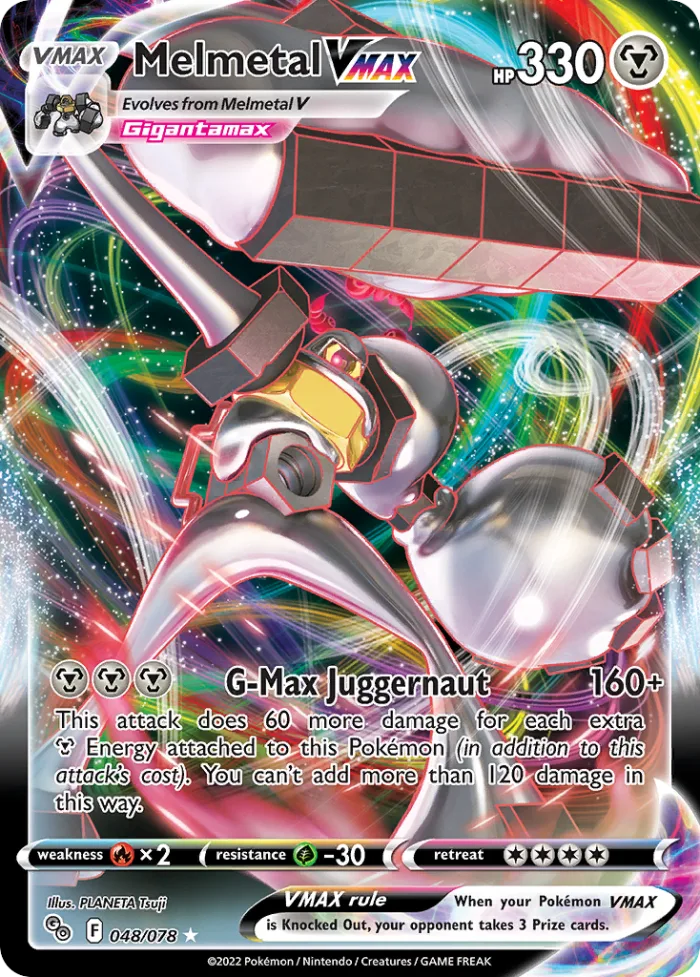 Melmetal VMAX #48 Pokémon GO Pokemon card