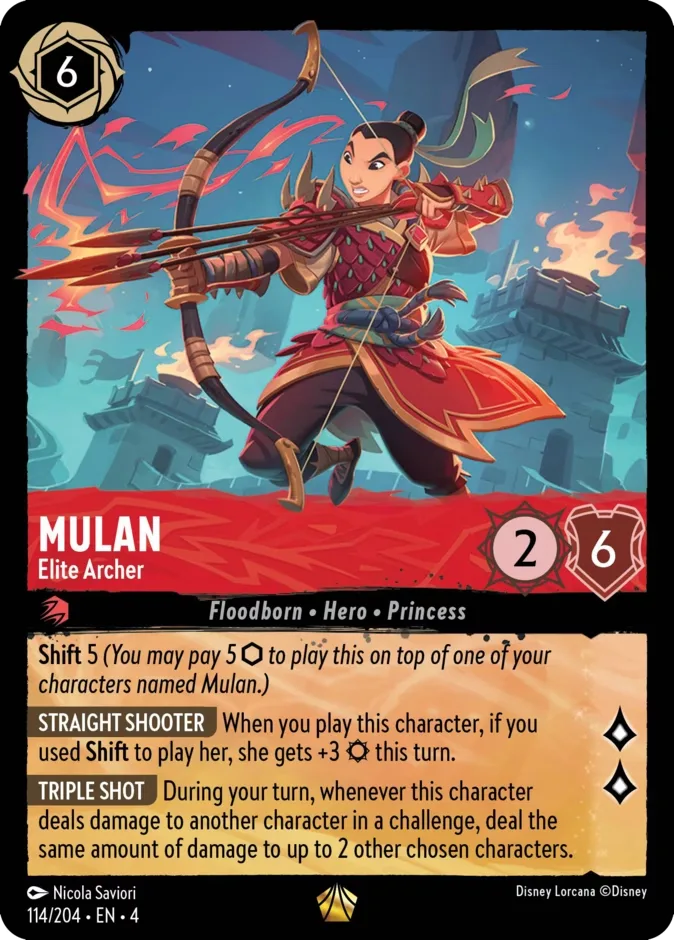 Mulan #114 Ursula's Return Disney Lorcana card