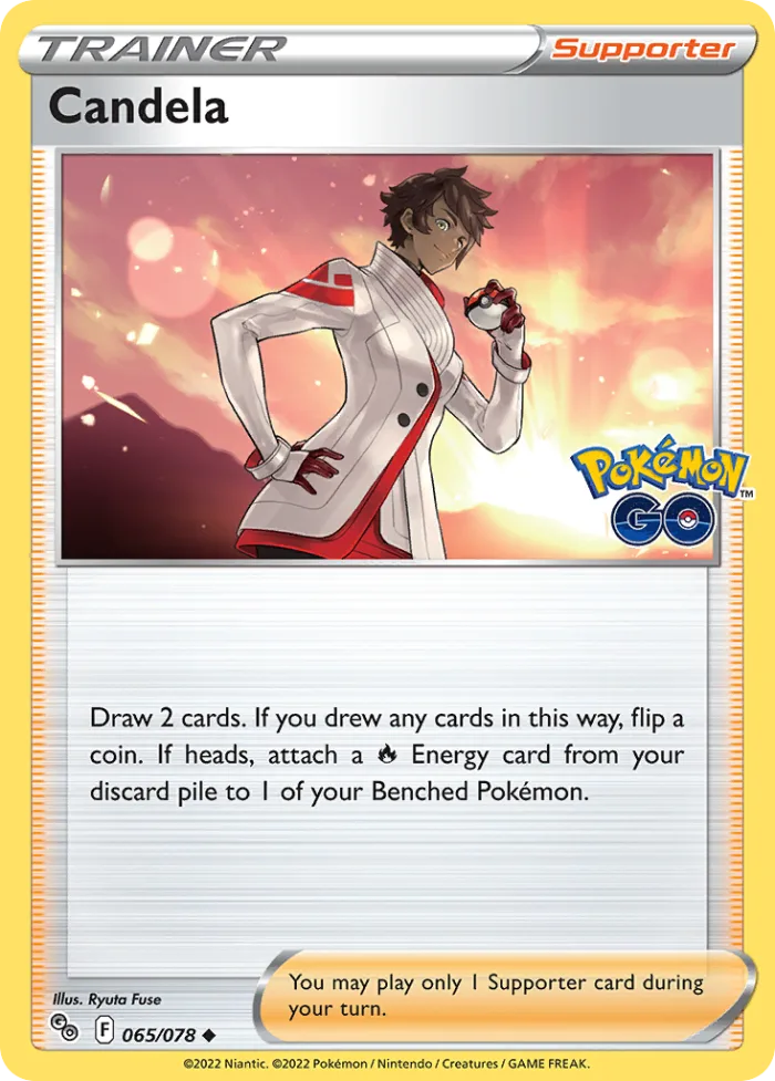Candela #65 Pokémon GO Pokemon card