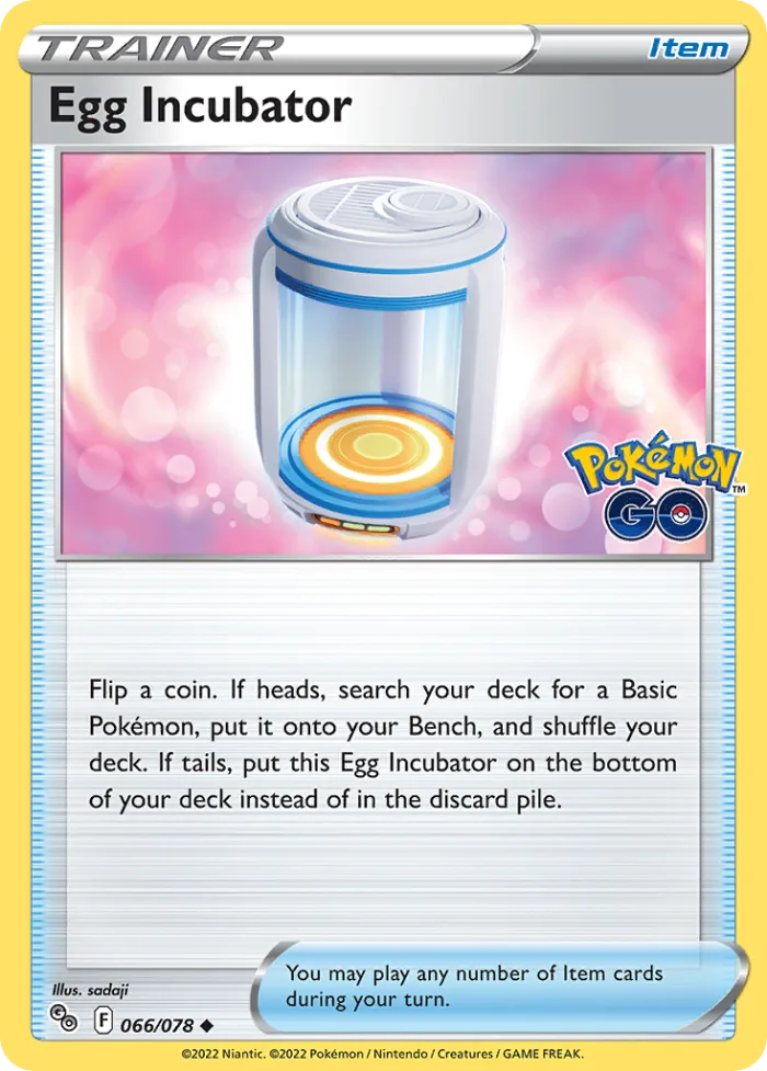 Egg Incubator #66 Pokémon GO Pokemon card