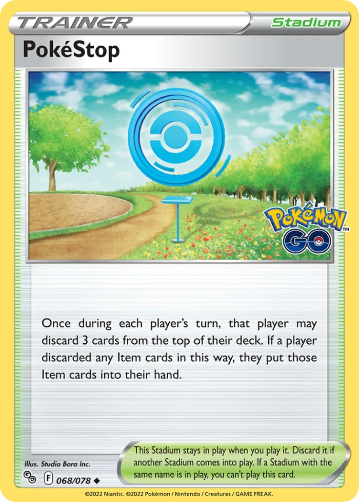 PokéStop #68 Pokémon GO Pokemon card