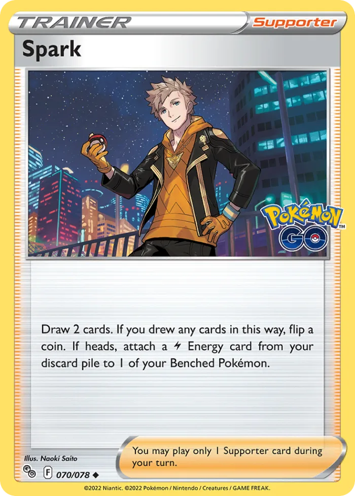 Spark #70 Pokémon GO Pokemon card