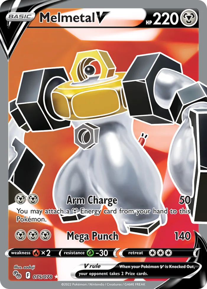 Melmetal V #75 Pokémon GO Pokemon card