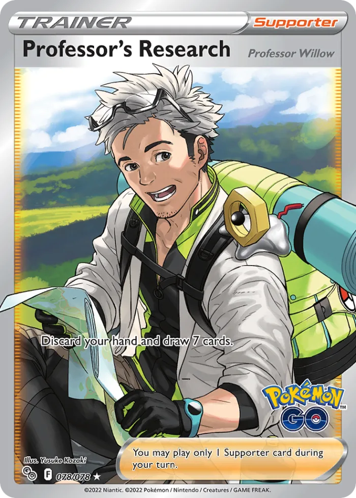 Professor's Research #78 Pokémon GO Pokemon card