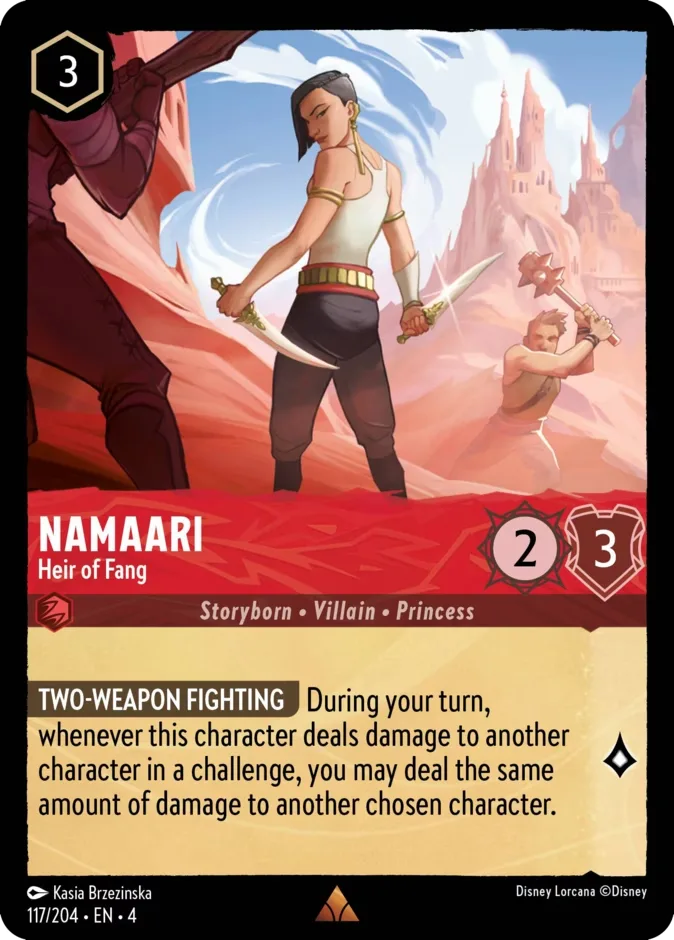 Namaari #117 Ursula's Return Disney Lorcana card