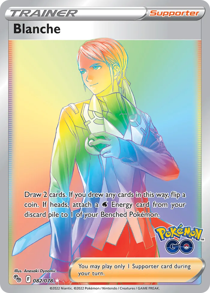 Blanche #82 Pokémon GO Pokemon card