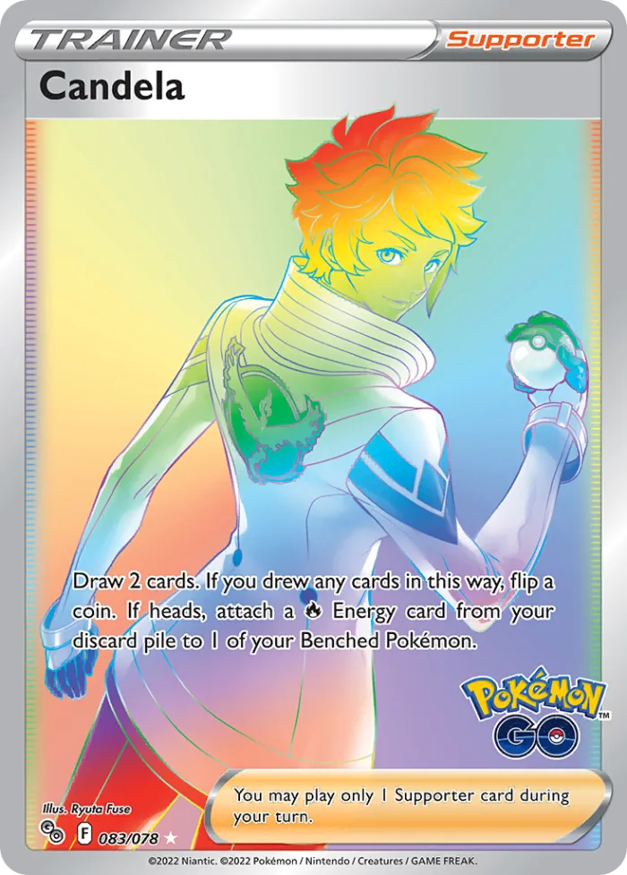 Candela #83 Pokémon GO Pokemon card
