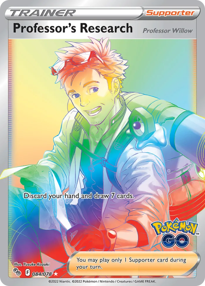 Professor's Research #84 Pokémon GO Pokemon card