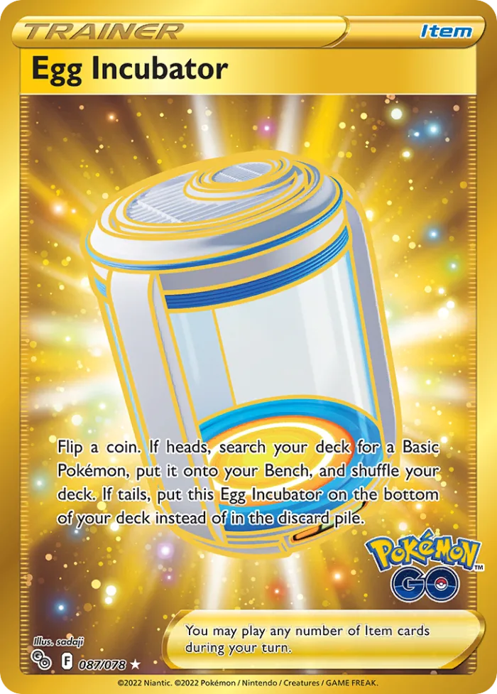 Egg Incubator #87 Pokémon GO Pokemon card