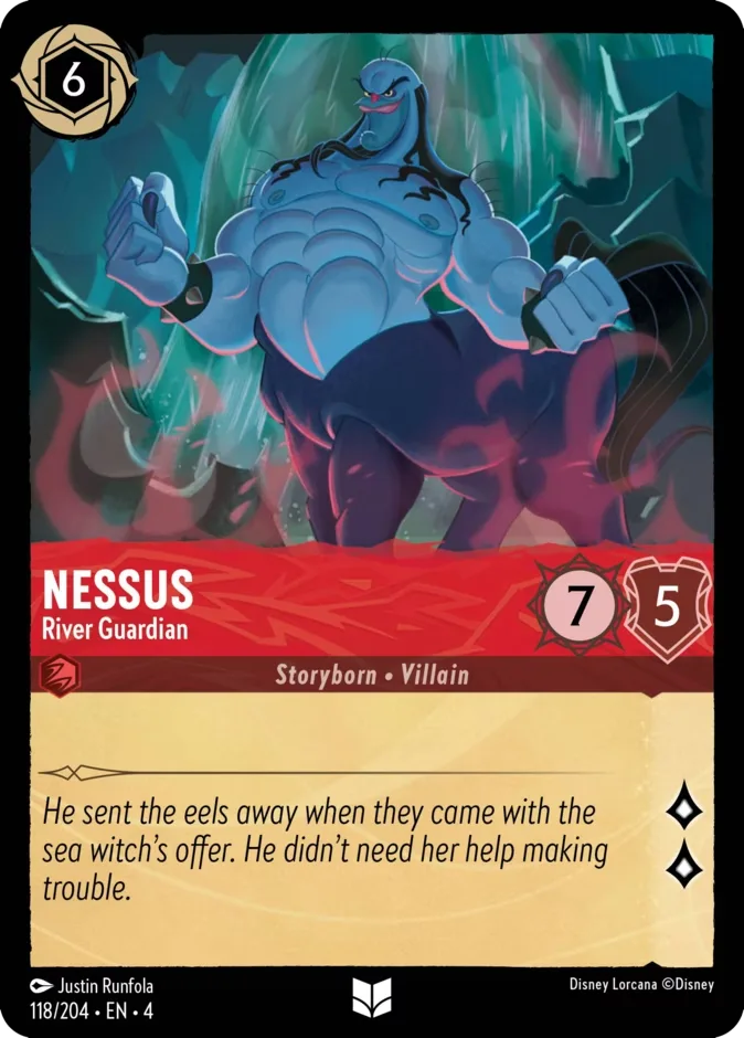 Nessus #118 Ursula's Return Disney Lorcana card