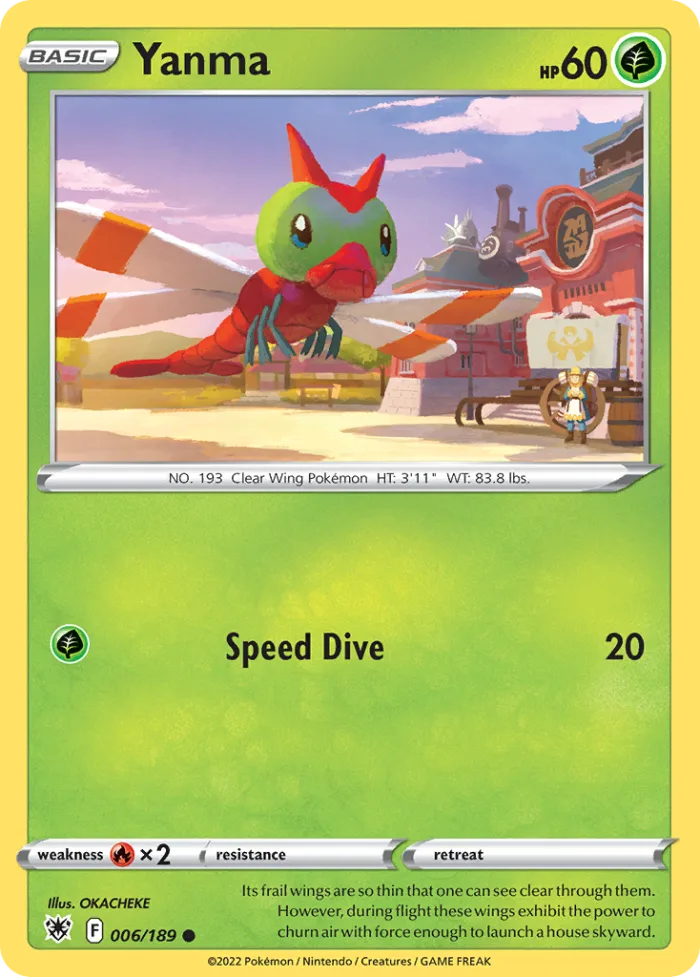 Yanma #6 Astral Radiance Pokemon card