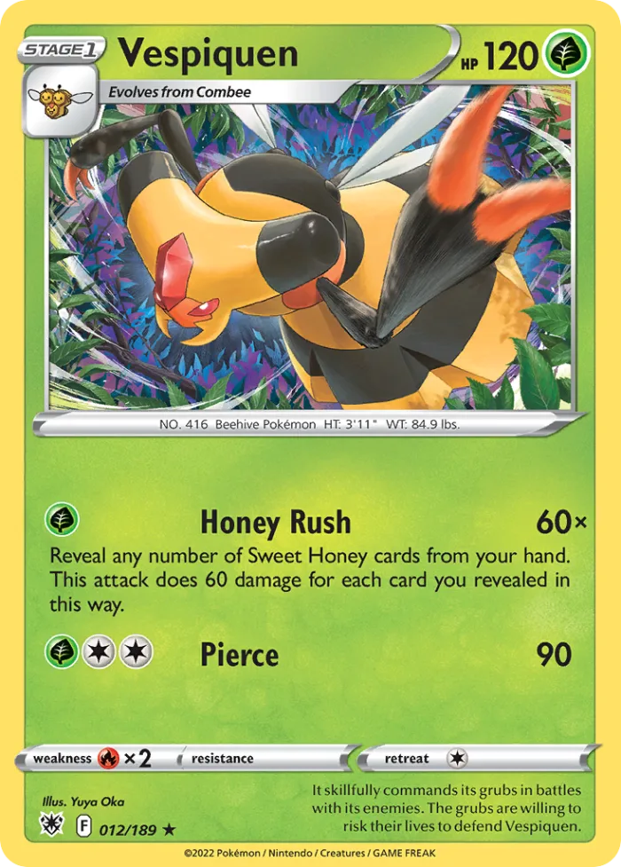 Vespiquen #12 Astral Radiance Pokemon card
