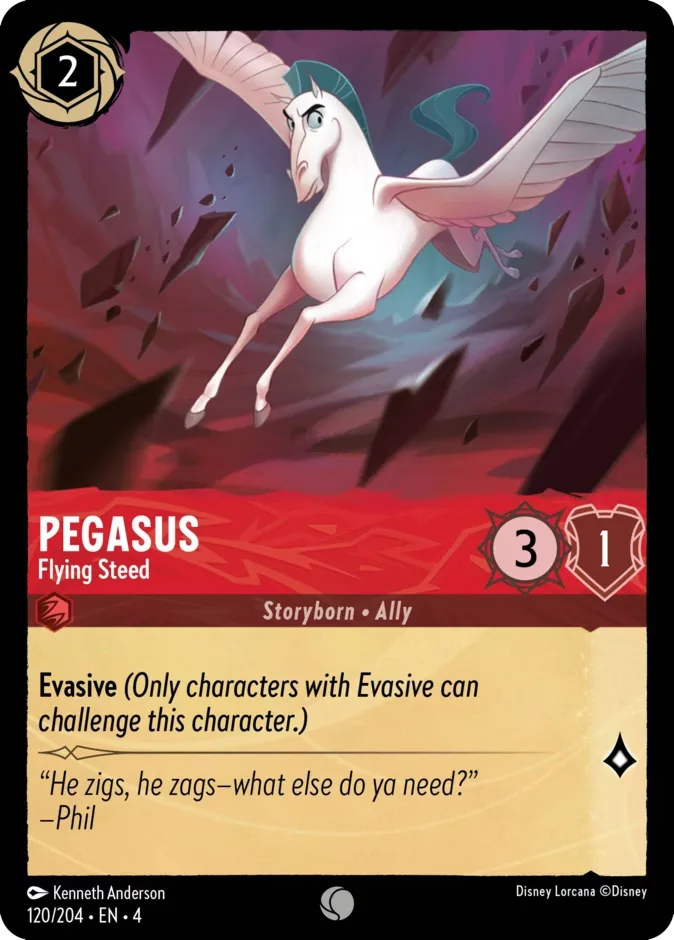 Pegasus #120 Ursula's Return Disney Lorcana card