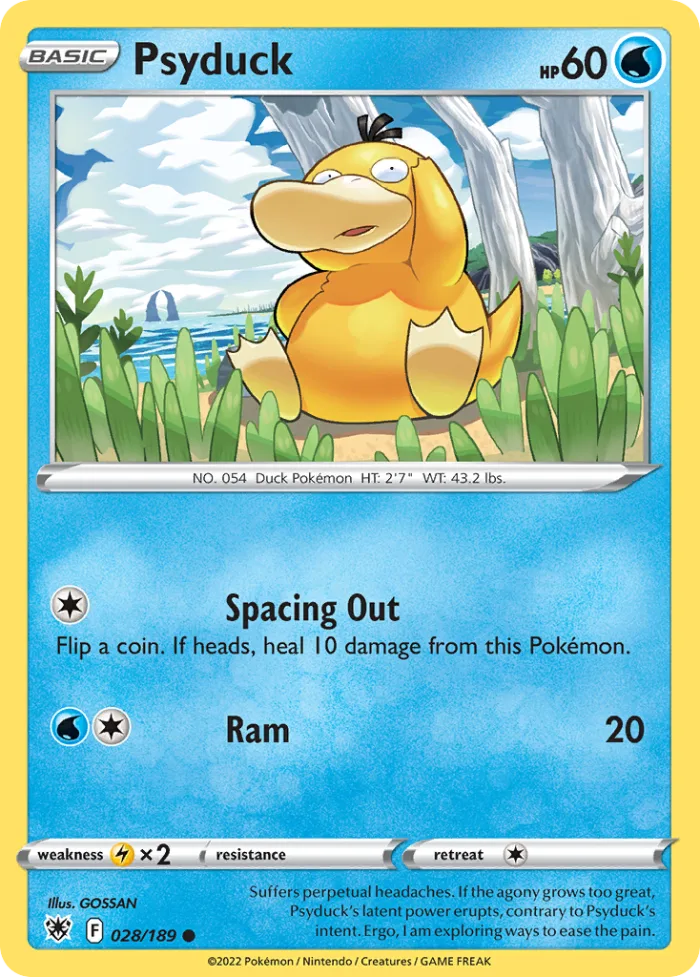 Psyduck #28 Astral Radiance Pokemon card