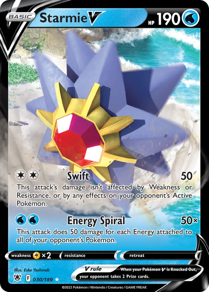 Starmie V #30 Astral Radiance Pokemon card