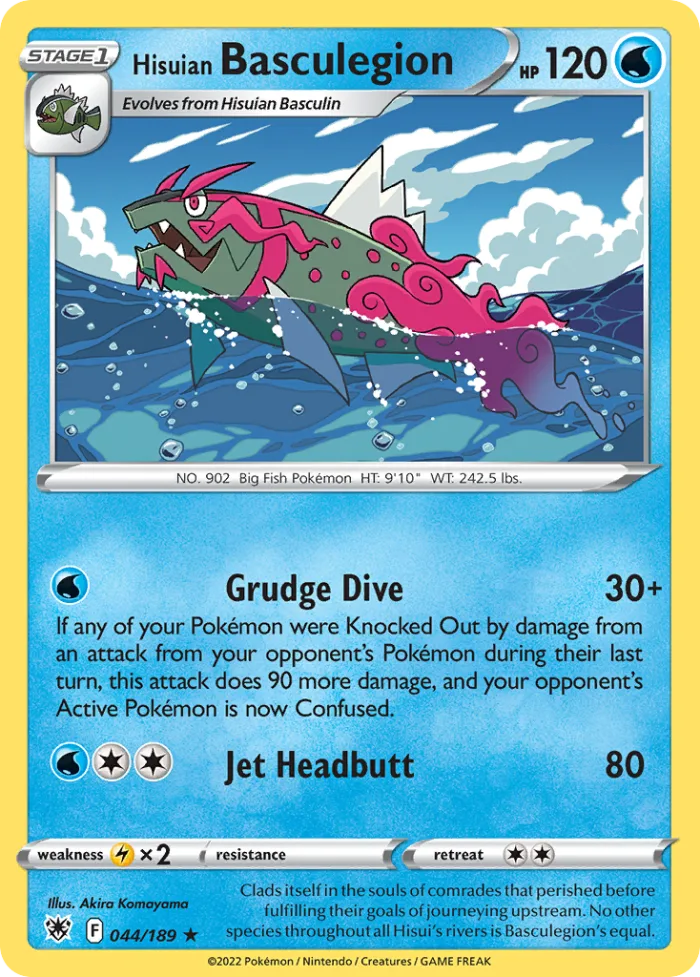 Hisuian Basculegion #44 Astral Radiance Pokemon card
