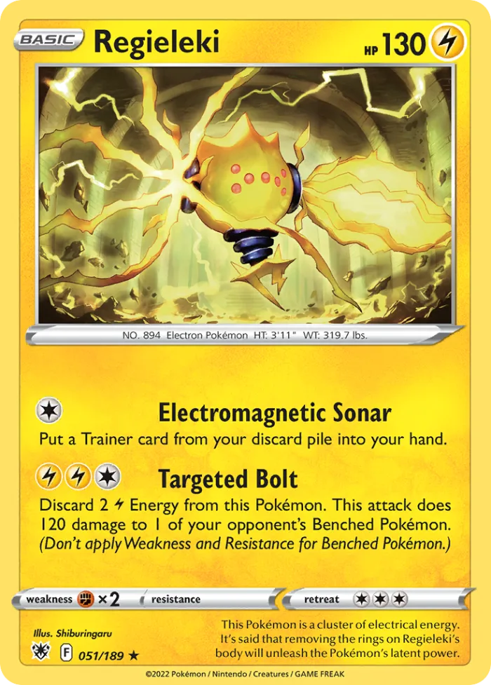 Regieleki #51 Astral Radiance Pokemon card