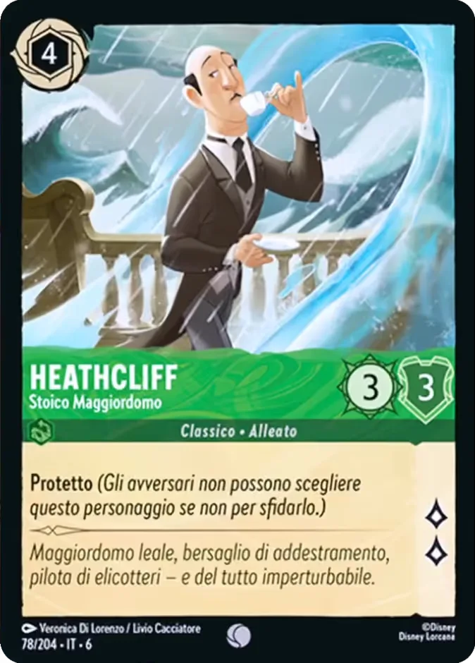 Heathcliff #78 Azurite Sea Disney Lorcana card