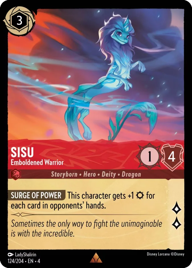 Sisu #124 Ursula's Return Disney Lorcana card