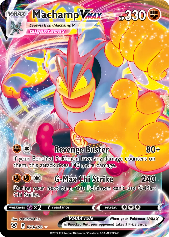Machamp VMAX #73 Astral Radiance Pokemon card