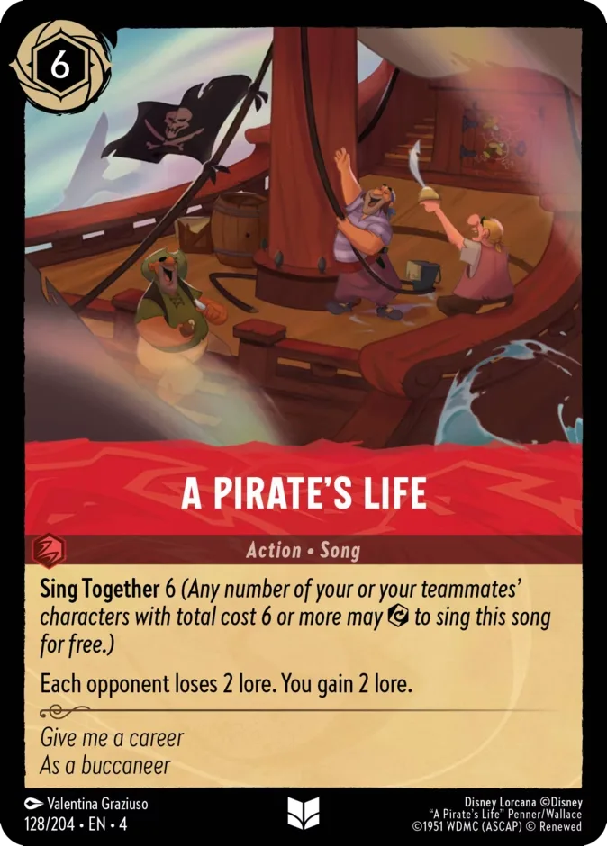 A Pirate’s Life #128 Ursula's Return Disney Lorcana card