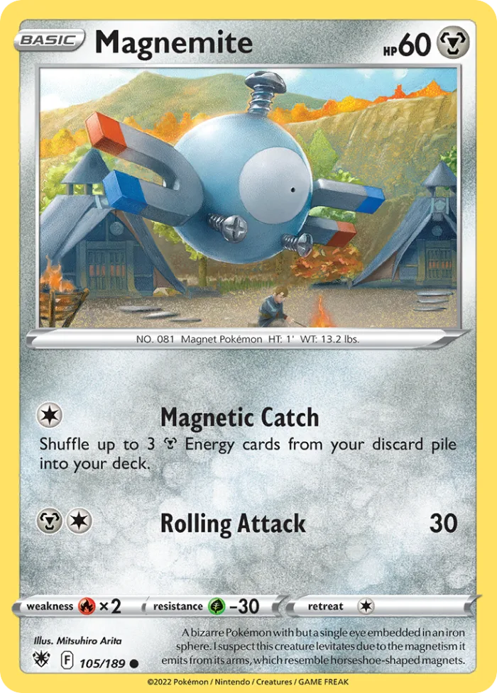 Magnemite #105 Astral Radiance Pokemon card