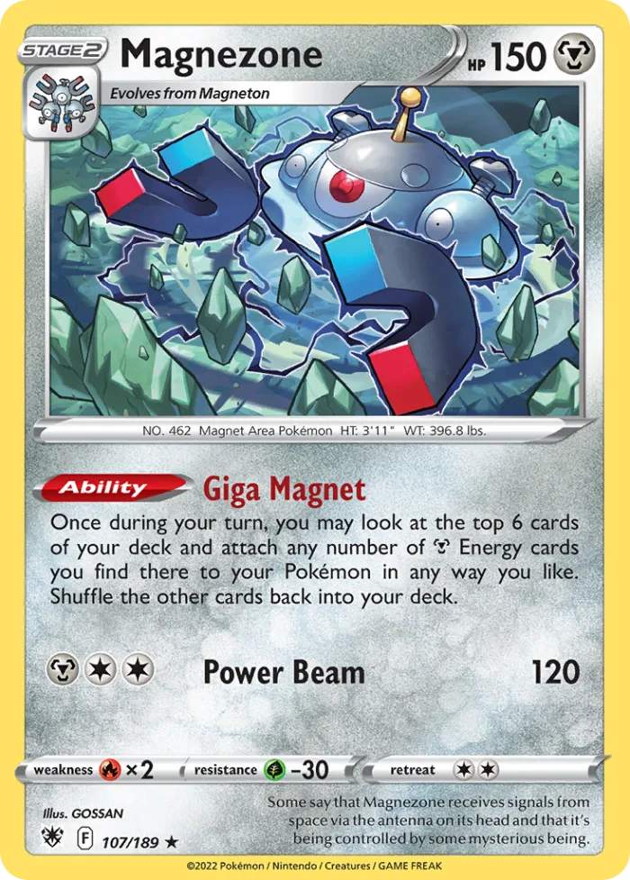 Magnezone #107 Astral Radiance Pokemon card