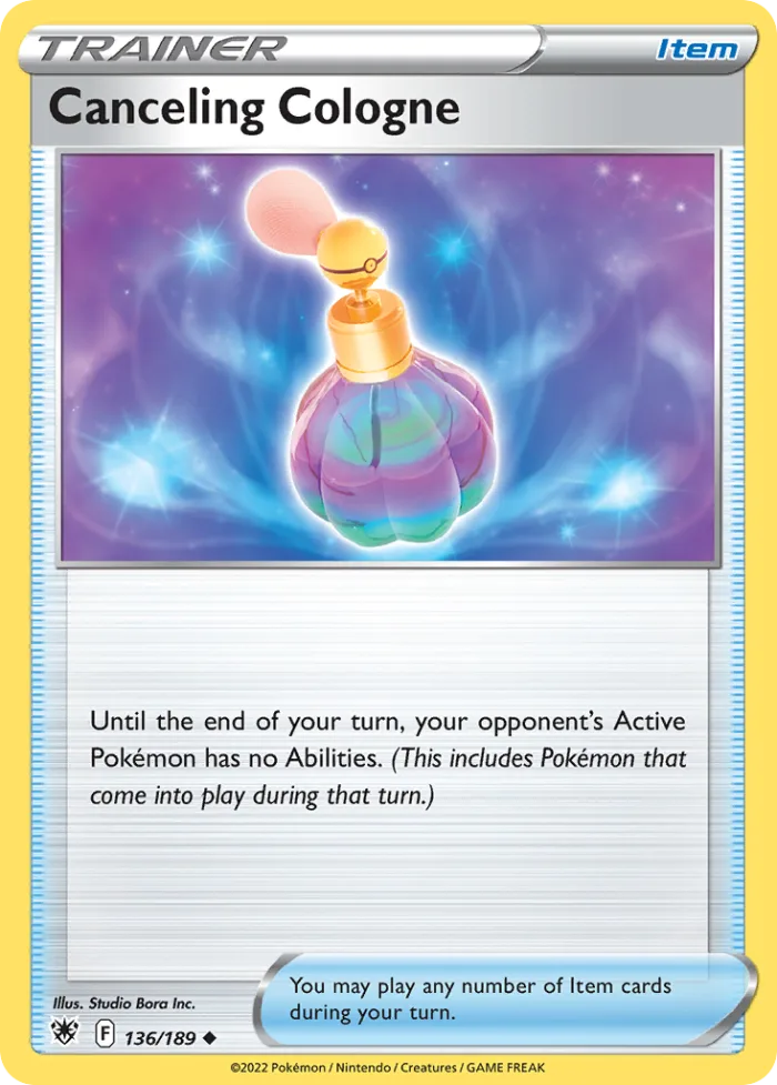 Canceling Cologne #136 Astral Radiance Pokemon card