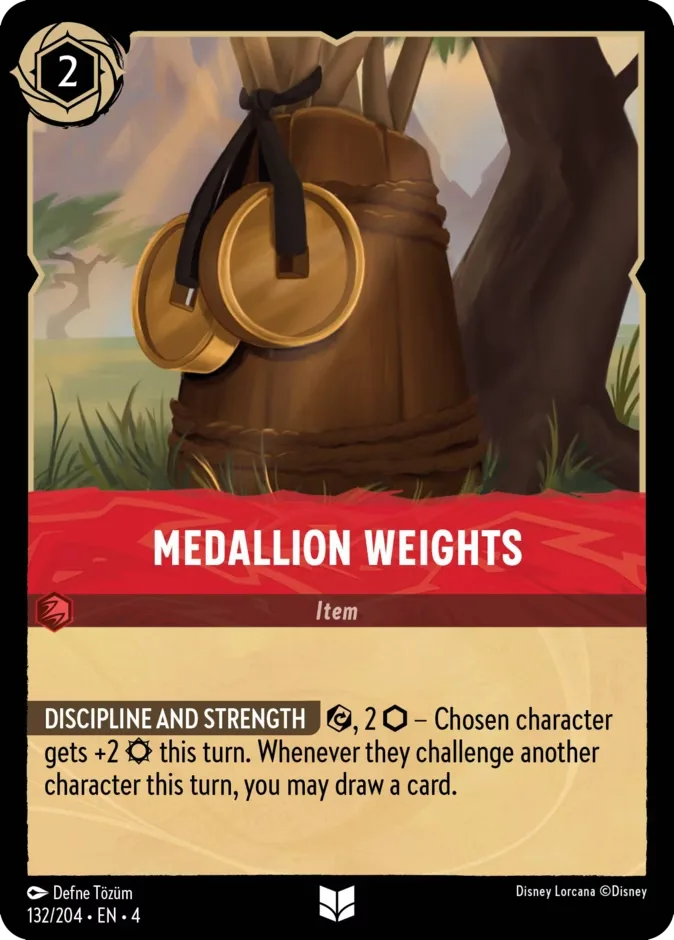 Medallion Weights #132 Ursula's Return Disney Lorcana card