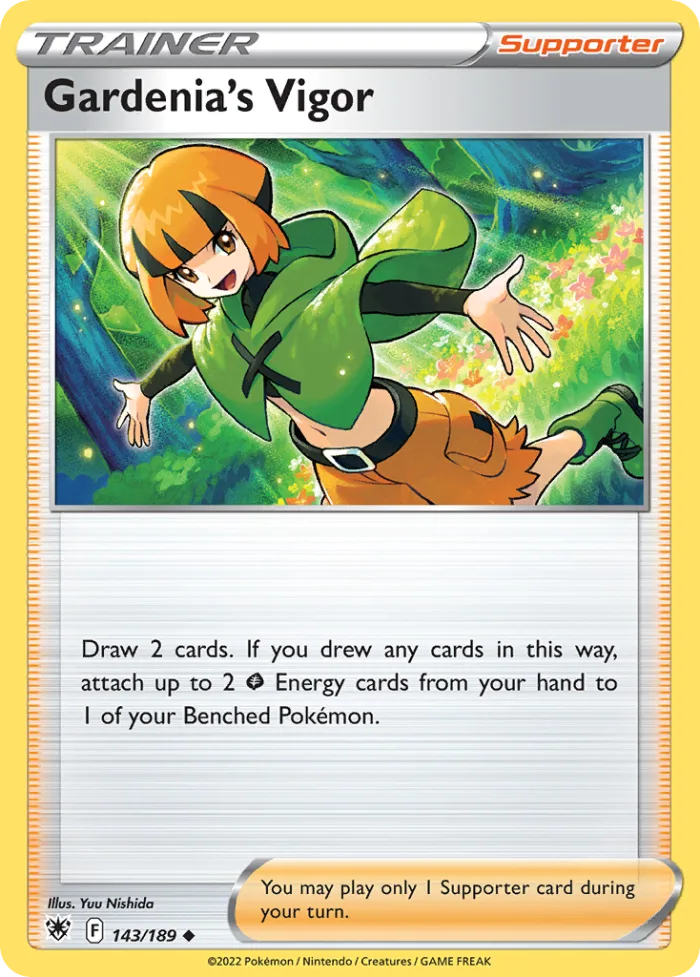 Gardenia's Vigor #143 Astral Radiance Pokemon card