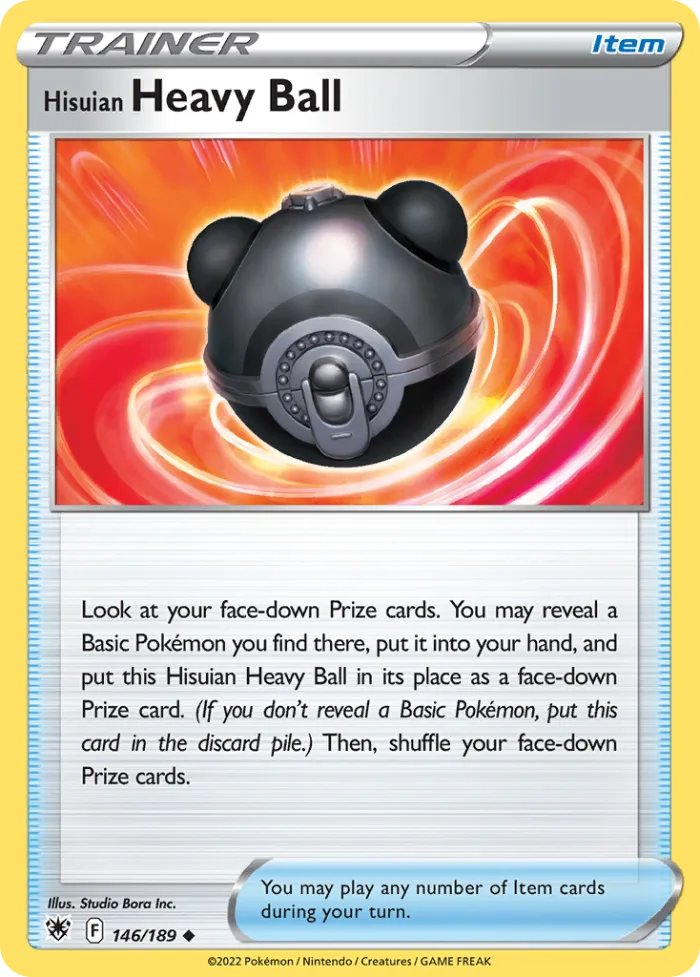 Hisuian Heavy Ball #146 Astral Radiance Pokemon card