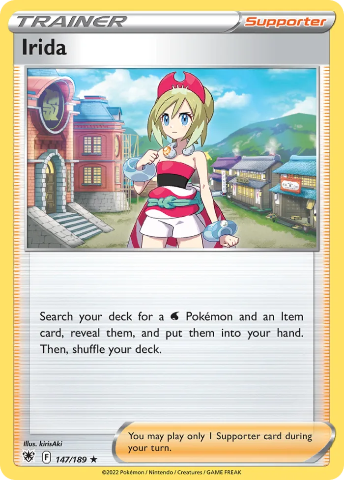Irida #147 Astral Radiance Pokemon card