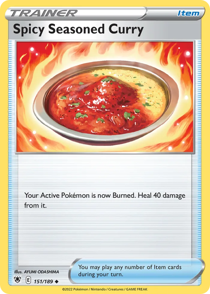Spicy Seasoned Curry #151 Astral Radiance Pokemon card