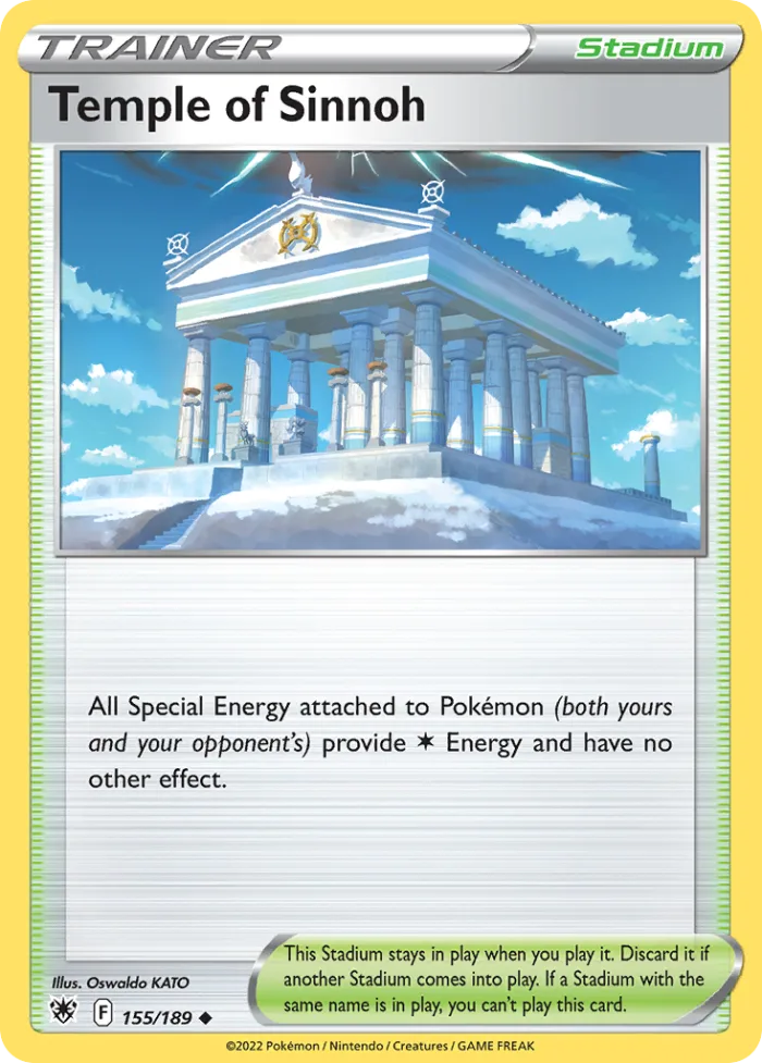 Temple of Sinnoh #155 Astral Radiance Pokemon card
