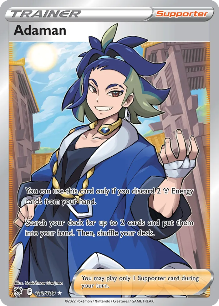 Adaman #181 Astral Radiance Pokemon card