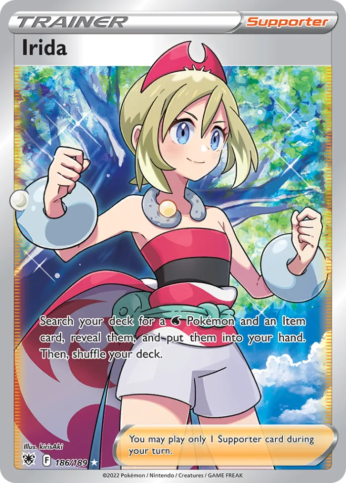 Irida #186 Astral Radiance Pokemon card