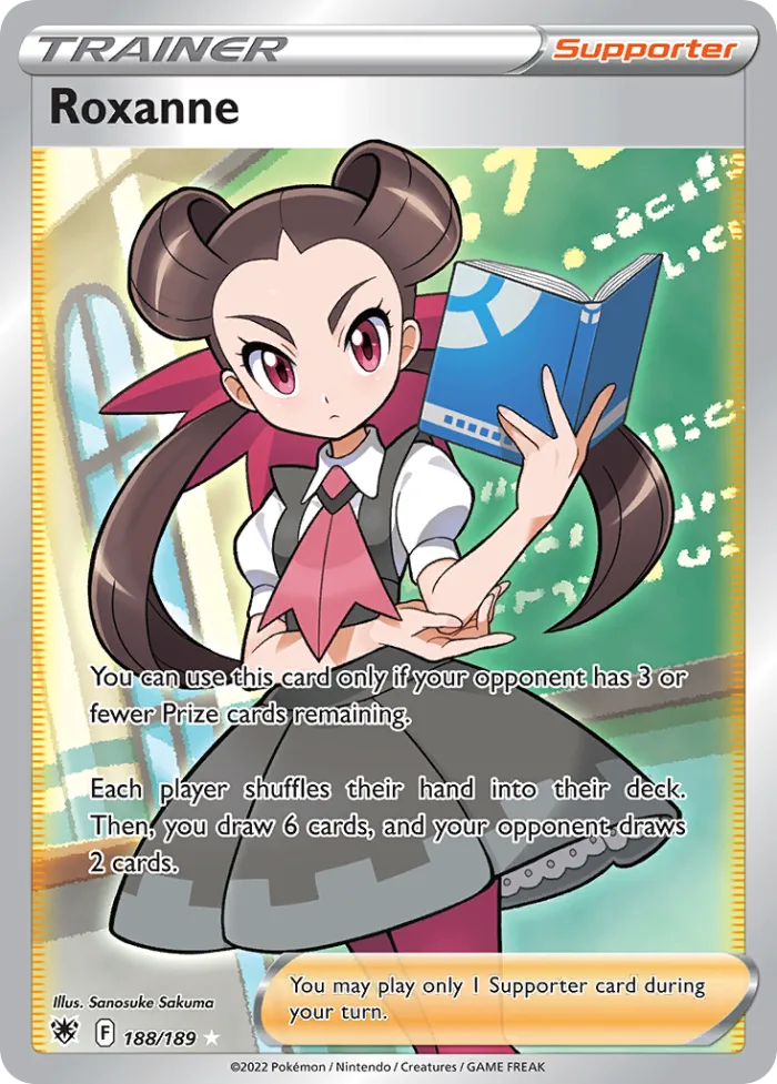 Roxanne #188 Astral Radiance Pokemon card