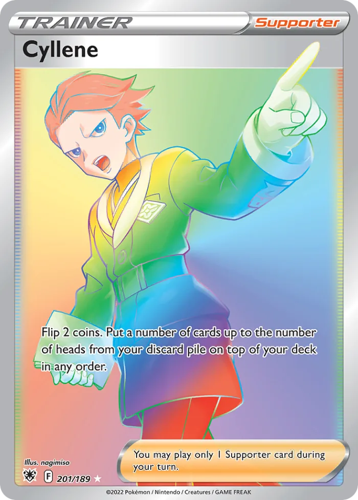 Cyllene #201 Astral Radiance Pokemon card
