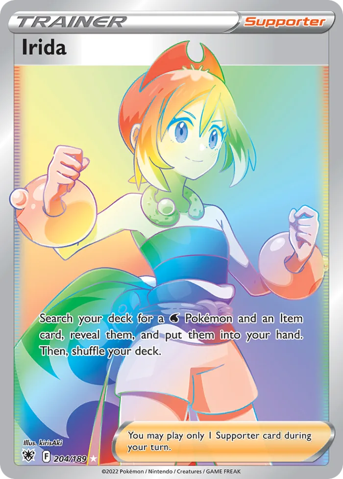 Irida #204 Astral Radiance Pokemon card